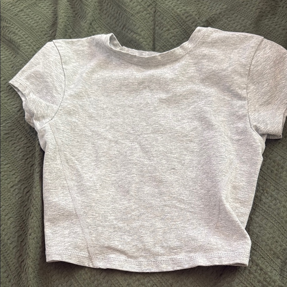 Garage cropped crewneck t-shirt